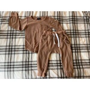 Little Bipsy Waffle Jogger Set  2T-3T